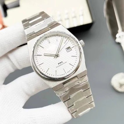 PRA Automatic Silver Stainless Steel Minimalist Watch