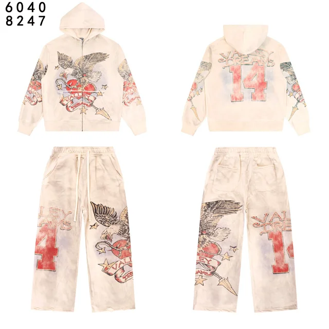 Valley Dreams Eagle Graphic Zip Hoodie and Sweatpants product detail image 8