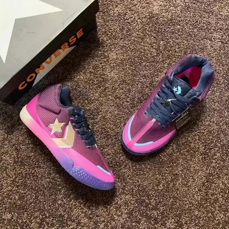 Converse Sneakers Low-Top Basketball with Star Chevron Logo — All Star low purple
