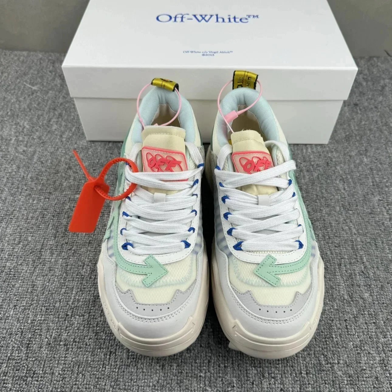 Off-White Diag Arrow Multi-Color Chunky Sneakers