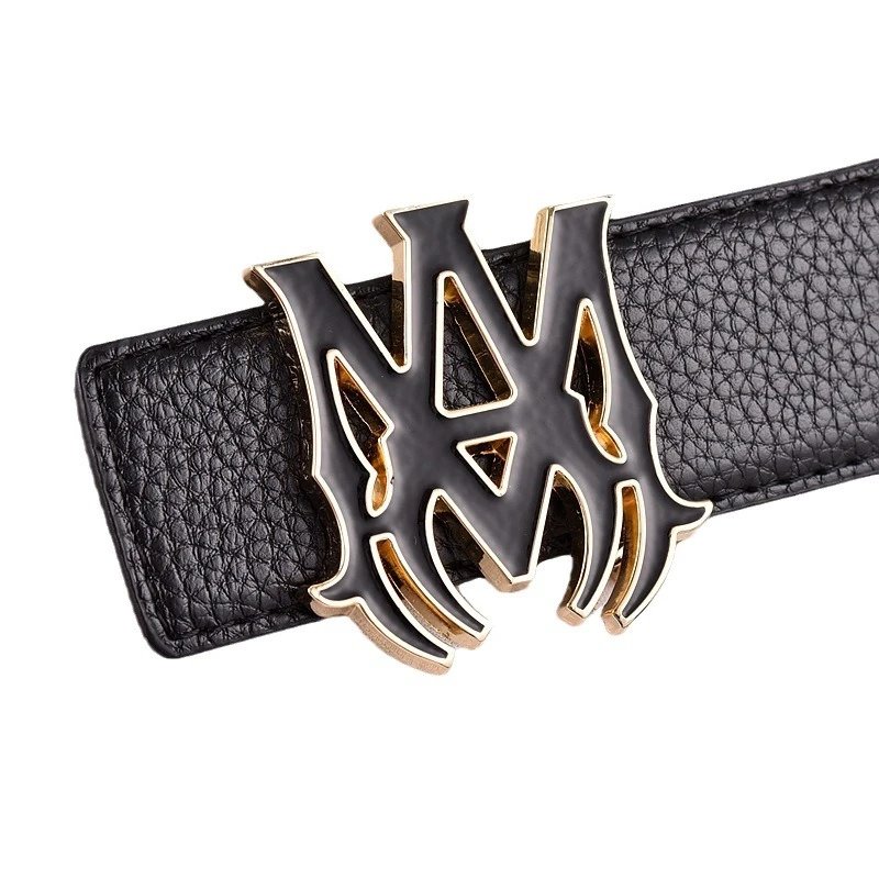 Leather Belt Black Gothic Style