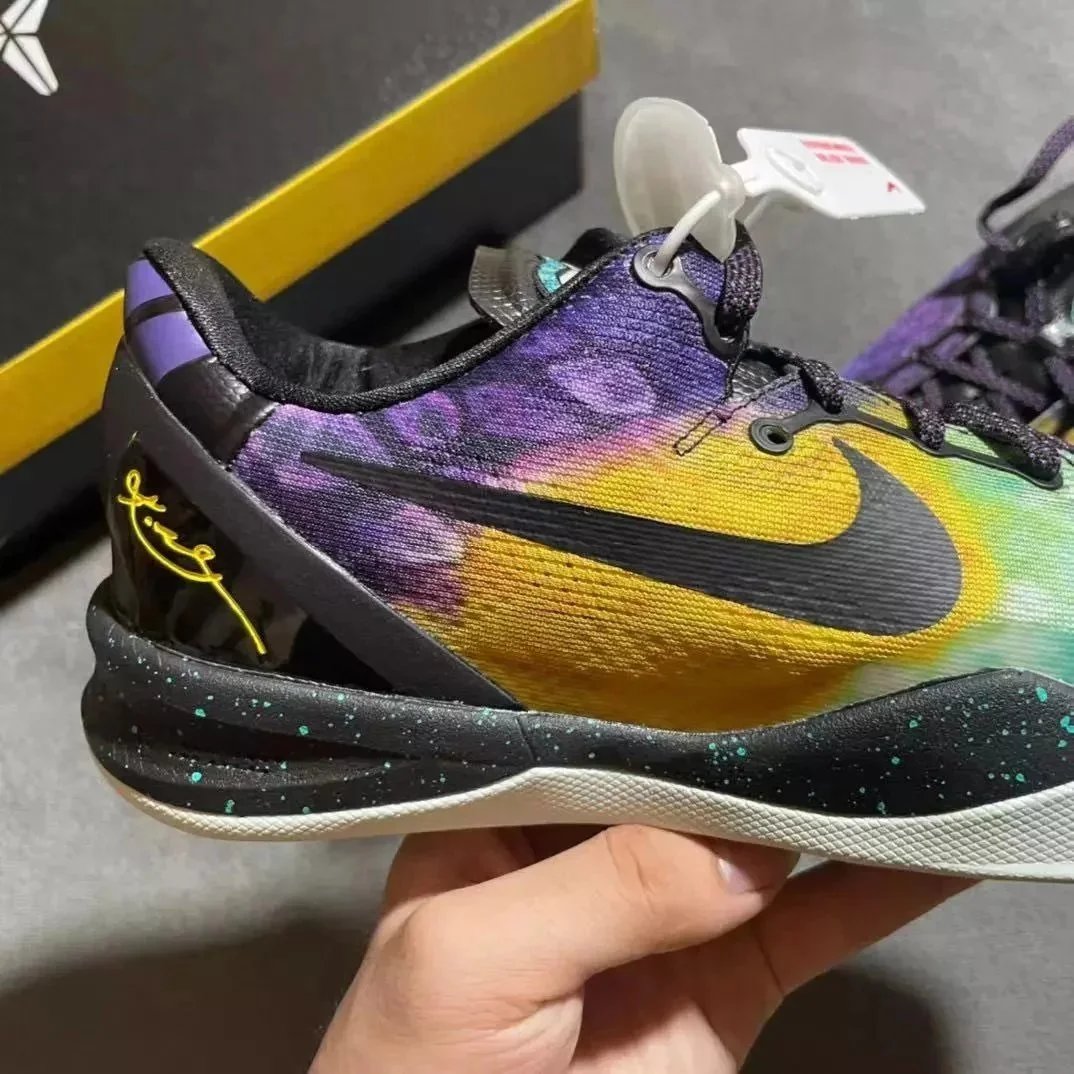 Nike Kobe 8 System Multicolor Gradient Basketball Shoes