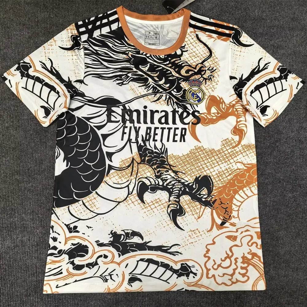 Adidas Real Madrid Black Red Rose Snake Print Soccer Jersey