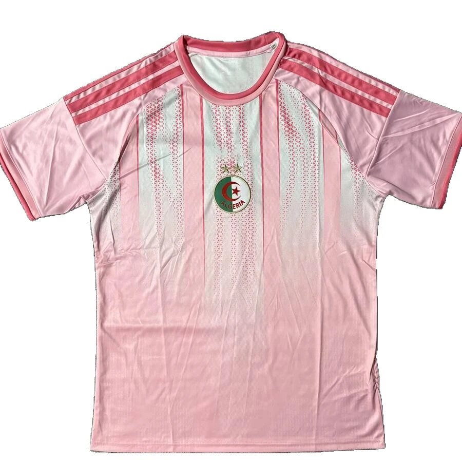M Sport Football Jersey Pink White Geometric Pattern Performance Shirt