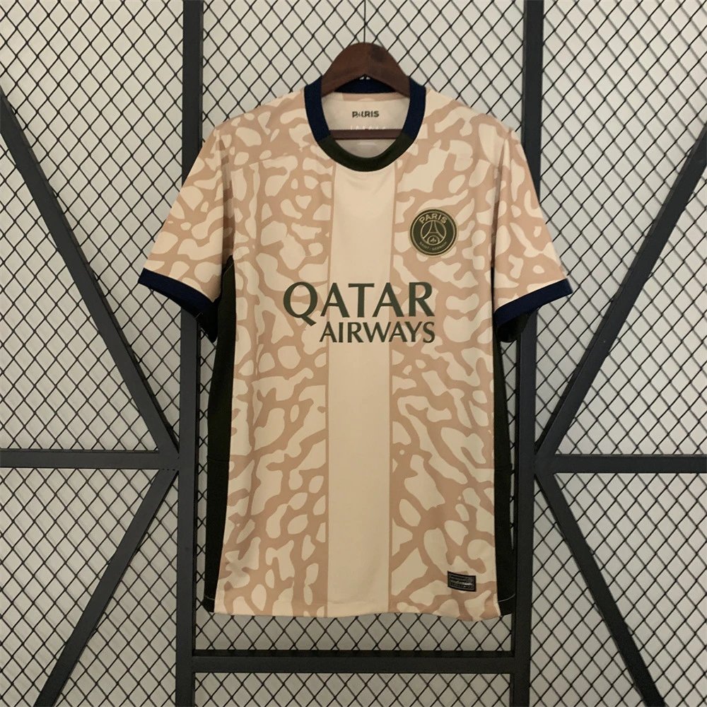 Paris Saint-Germain Football Jerseys Short-Sleeve Jersey — 2324 Paris four-seater beige