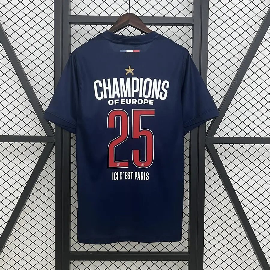 Paris Saint-Germain Football Jerseys Short-Sleeve Jersey — 2425 Paris Champions League 25 Commemorative Edition