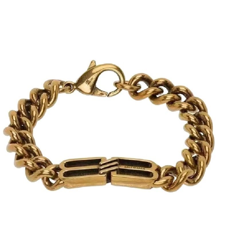 Balenciaga Chain Silver Industrial Link Necklace