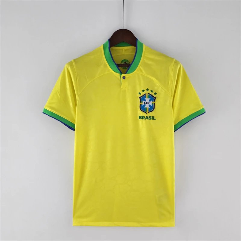 CBF Football Jerseys Brazil graphic jersey — 2022 Brazil Home Kit