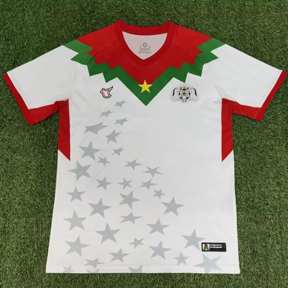 Unbranded Football Jerseys National Team Jersey — 2627 Burkina Faso White