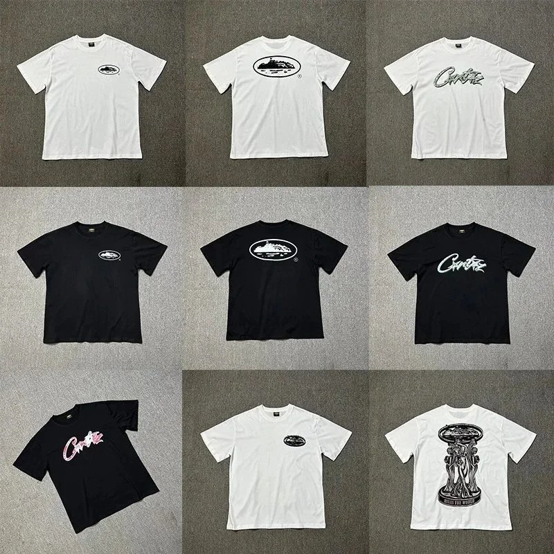 Corteiz Graphic Print White Black Streetwear T-Shirt