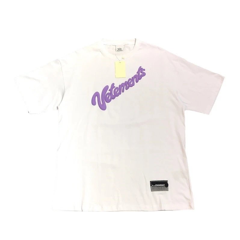 Vetements Logo White Graphic T-Shirt