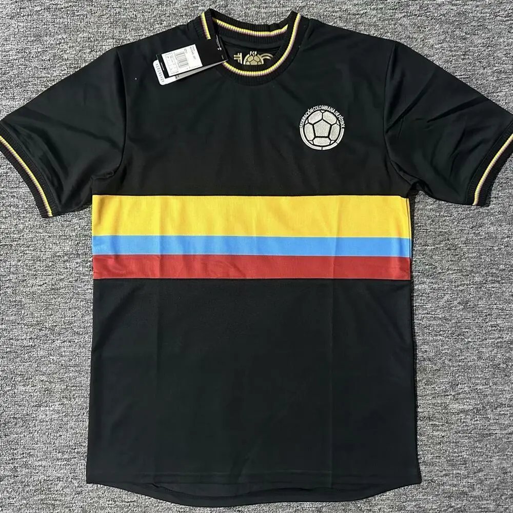 Liverpool Football Jerseys Short-Sleeve Jersey — 2425 Colombia 100th Anniversary Black