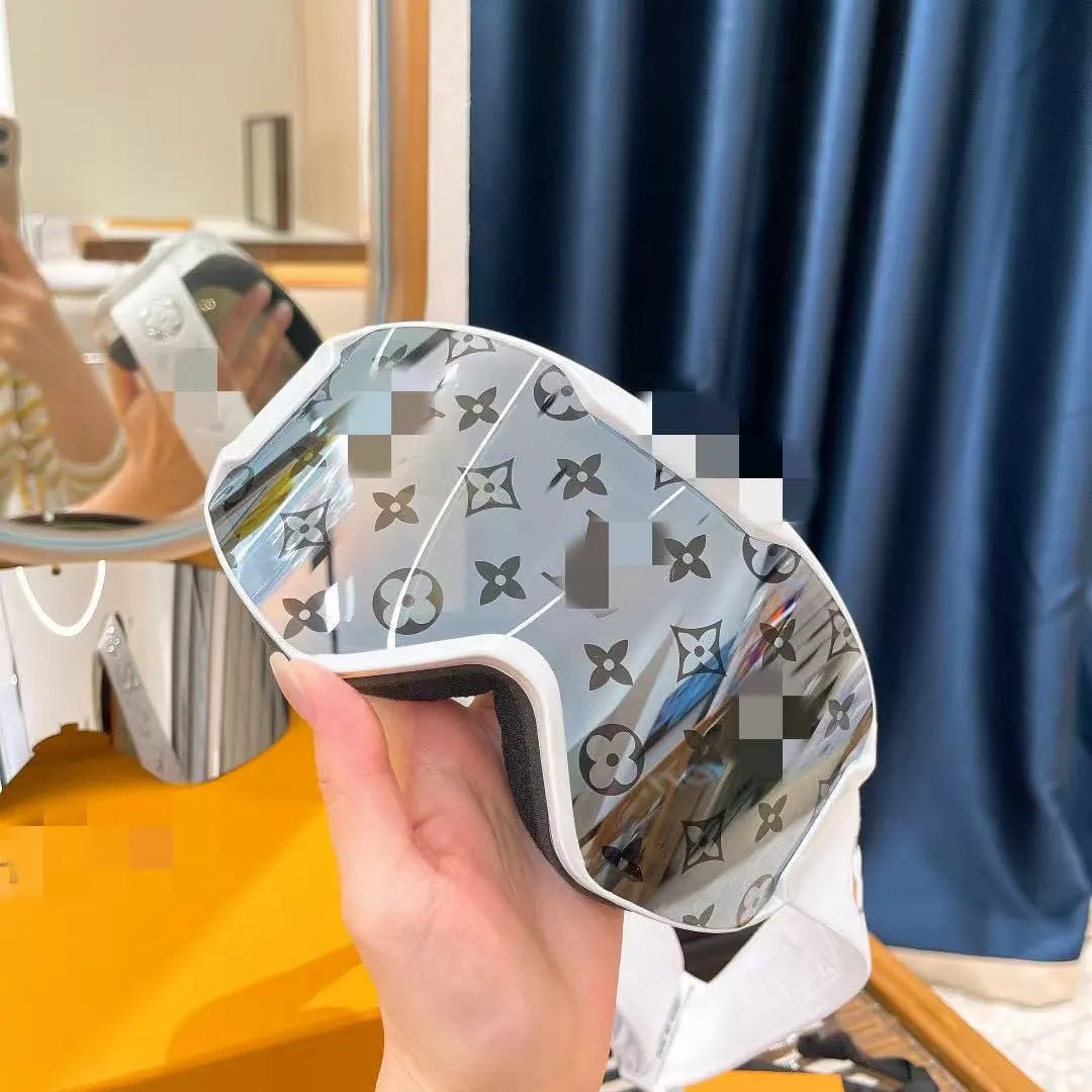 Louis Vuitton Eyewear Oversized Wraparound Ski Goggles — New white style