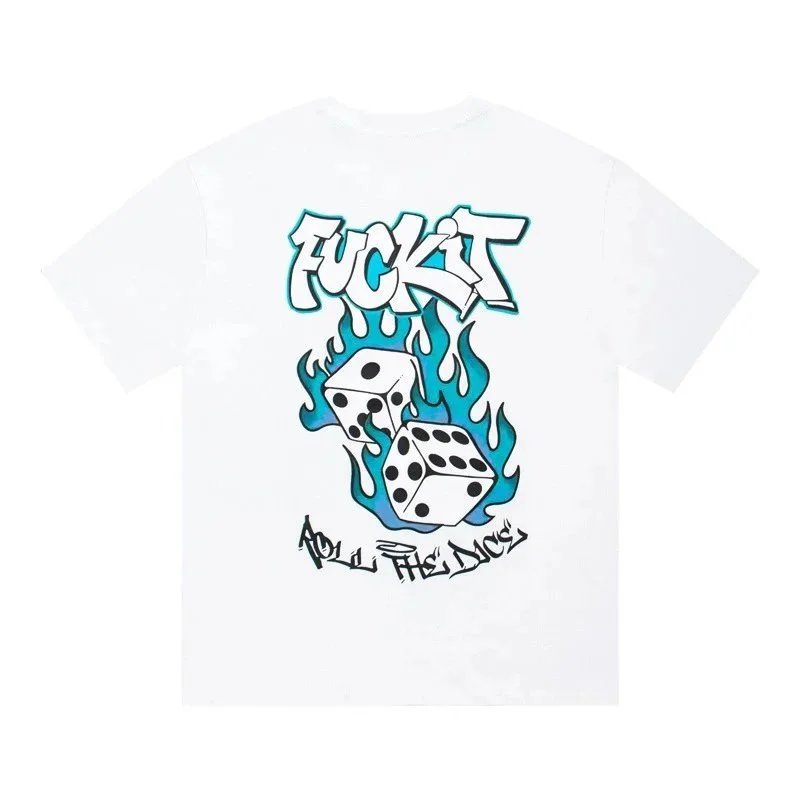 Trafstar Black Flame Dice Graphic Tee