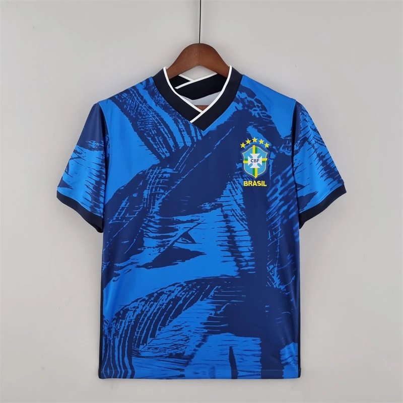 CBF Football Jerseys Brazil graphic jersey — 2223 Brazil Special Edition Blue