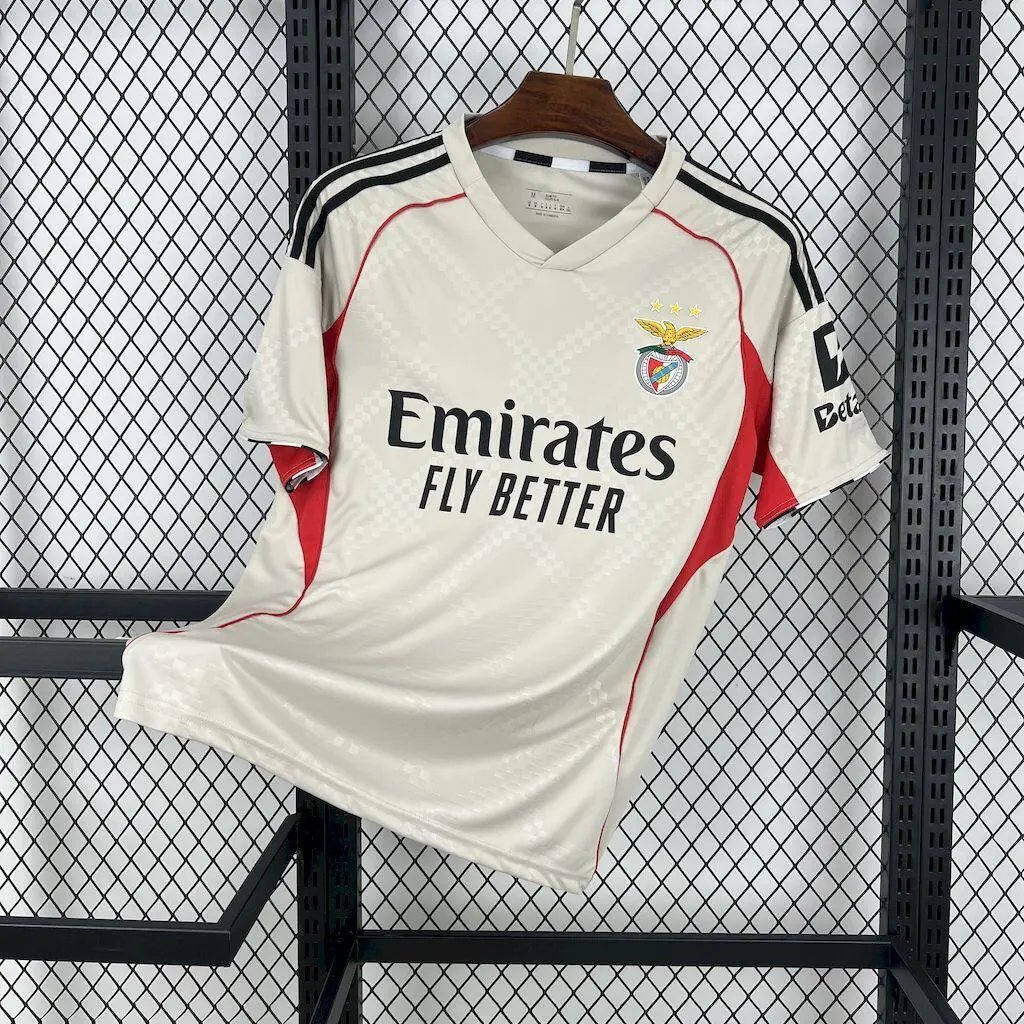 EA7 Football Jerseys 2025/26 Club Jersey — 2526 Benfica away game
