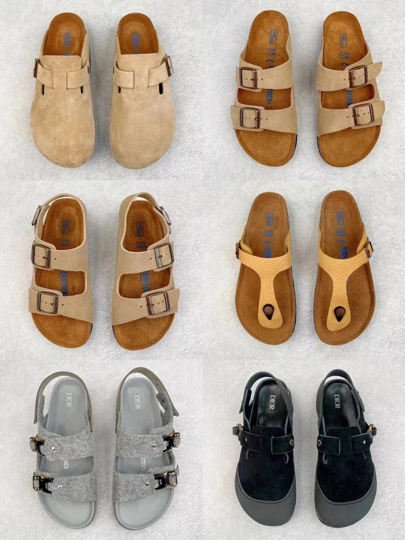 Birkenstock Arizona Beige Suede Sandals