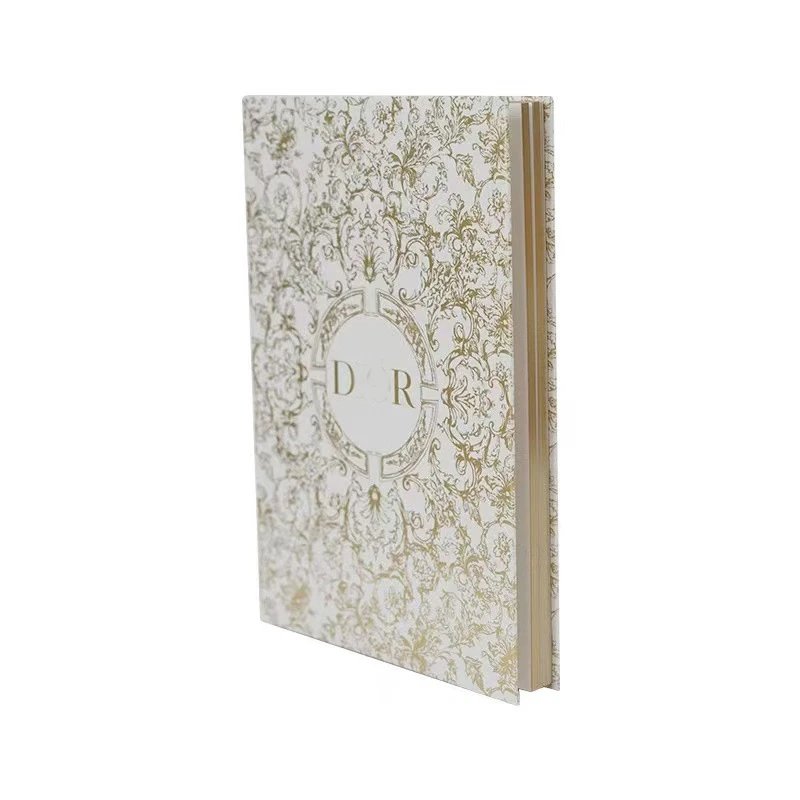 Dior Booklet White Gold Baroque Pattern Luxury Packaging