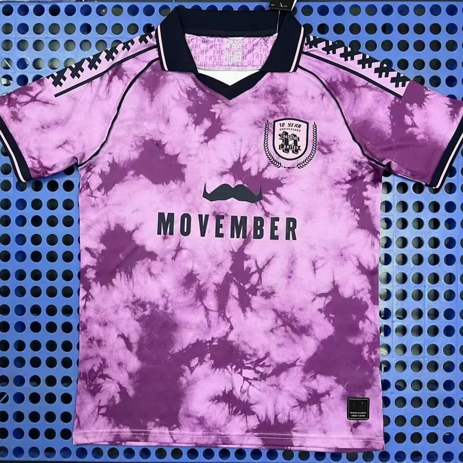 Manchester United Football Jerseys Short-Sleeve Jersey — 2526 Manchester United three-guest purple