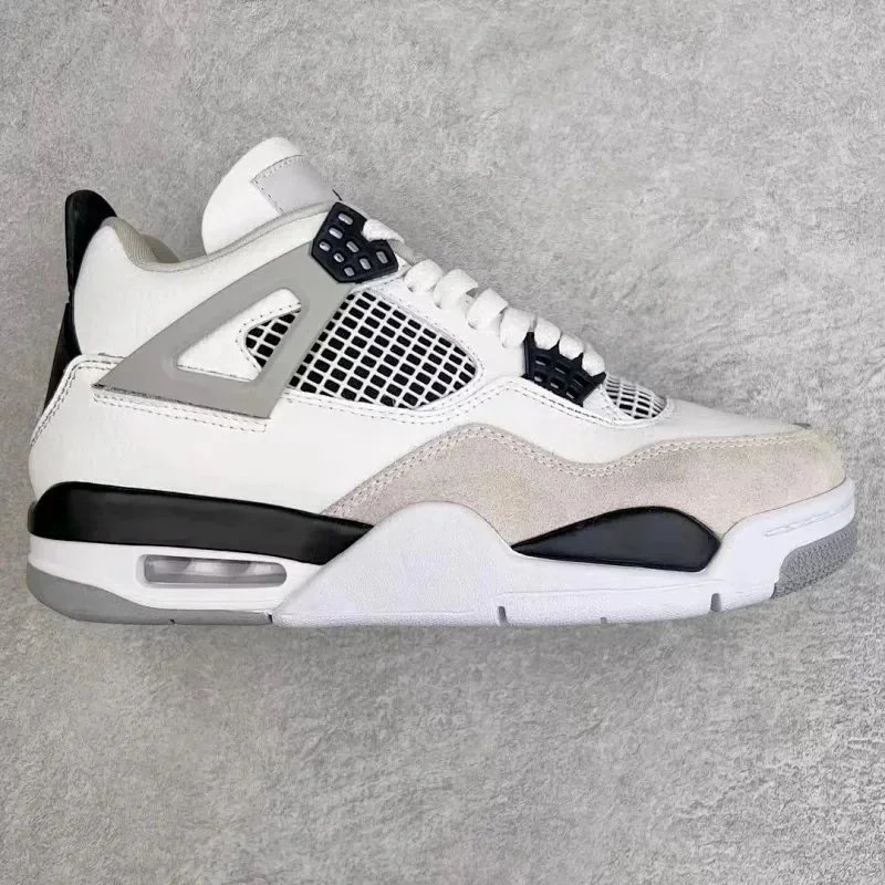 Nike Air Jordan 4 University Blue Speckled Suede Sneakers