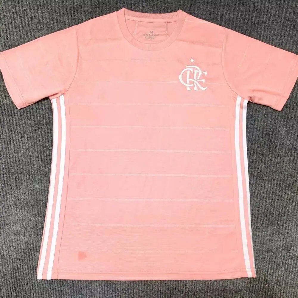 Flamengo Football Jerseys Short-Sleeve Club Crest Jersey — 2021 Flamengo Special Edition Pink