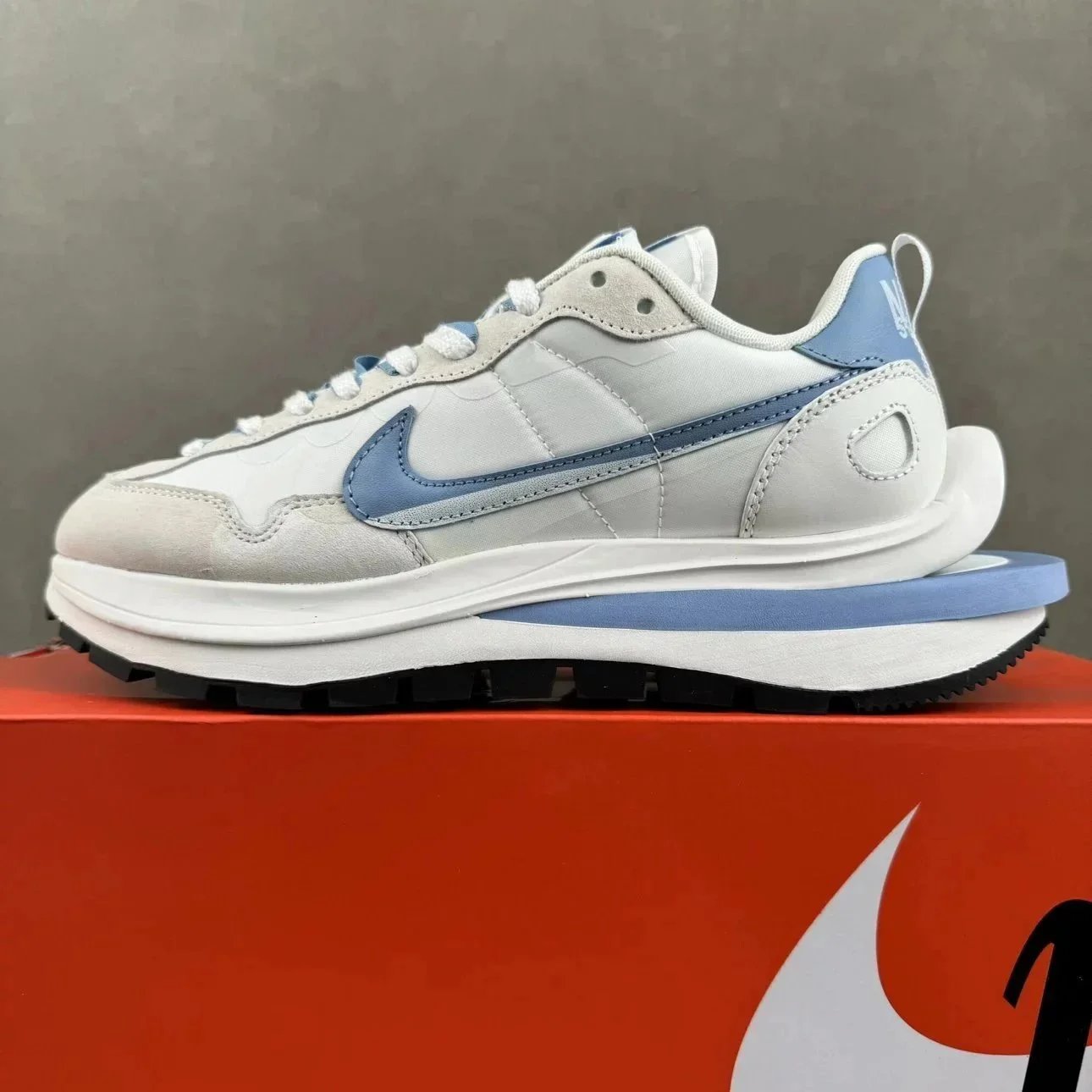 Nike Sacai Vaporwaffle Multi Color Layered Sneakers