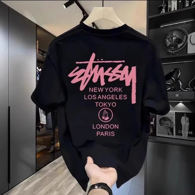 Stussy White Graphic Print Oversized T-Shirt