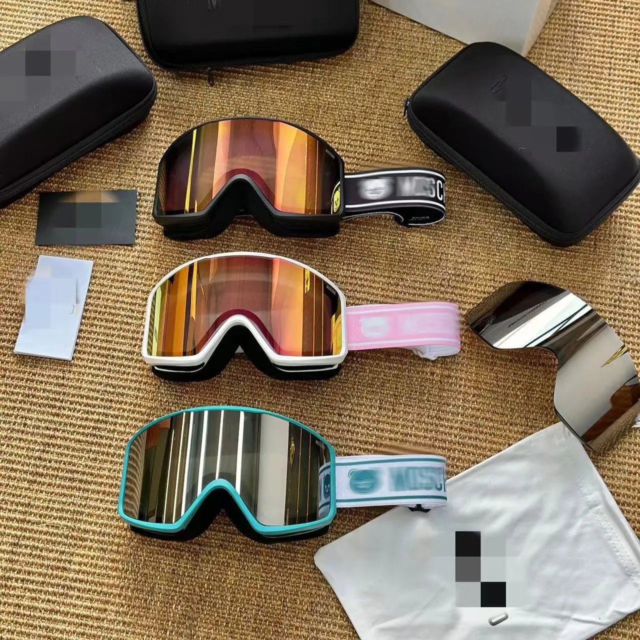 Louis Vuitton Eyewear Oversized Wraparound Ski Goggles — M Pink