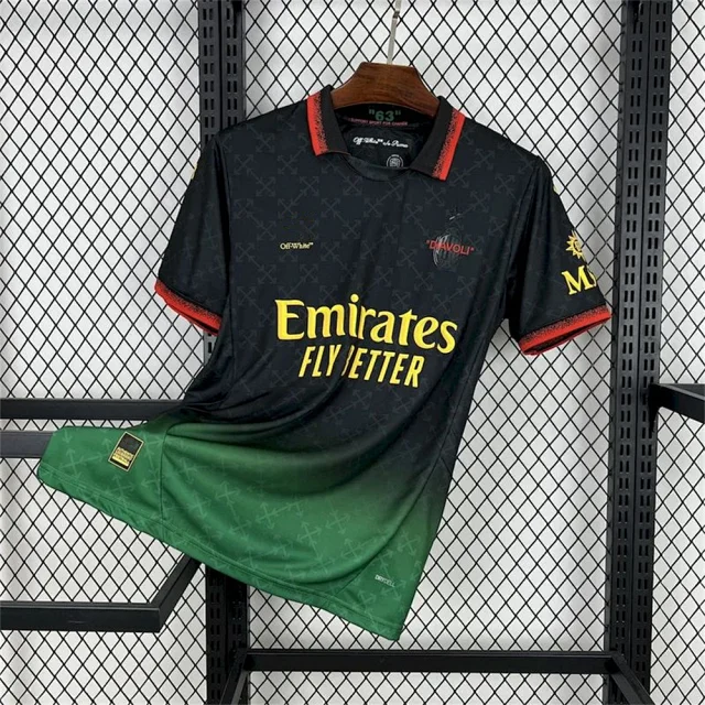 AC Milan Football Jerseys Short-sleeve jersey with crest product detail image 10