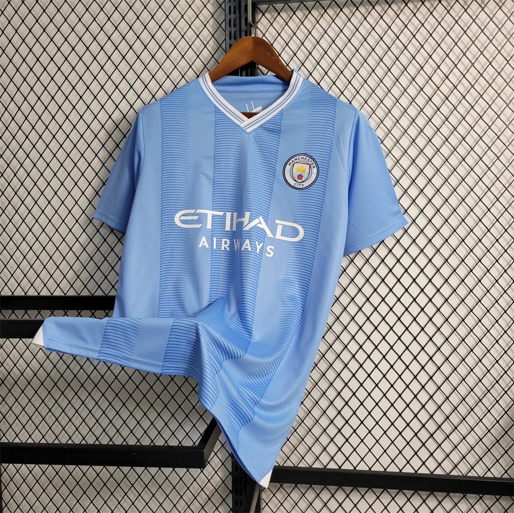 Manchester City Football Jerseys Short-Sleeve Jersey — 23/24 Manchester City home