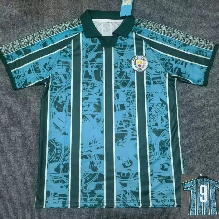 Manchester City Football Jerseys Short-Sleeve Jersey — 2526 Manchester City Dark Green Commemorative Edition