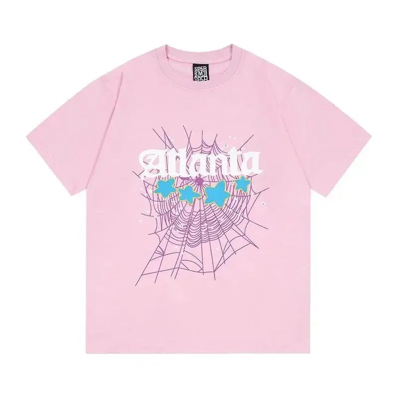 Spider Atlanta Graphic Print Short Sleeve T-Shirt