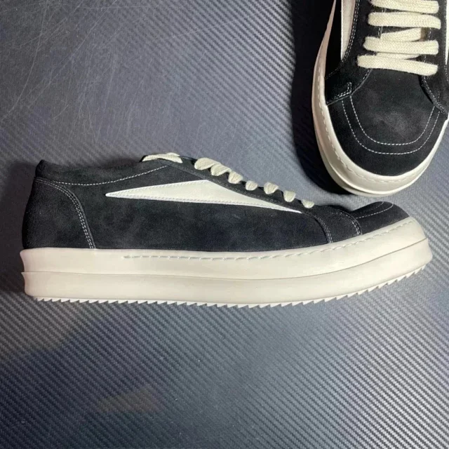 Unbranded Sneakers Low-Top Suede with Contrast Side Panel product detail image 6