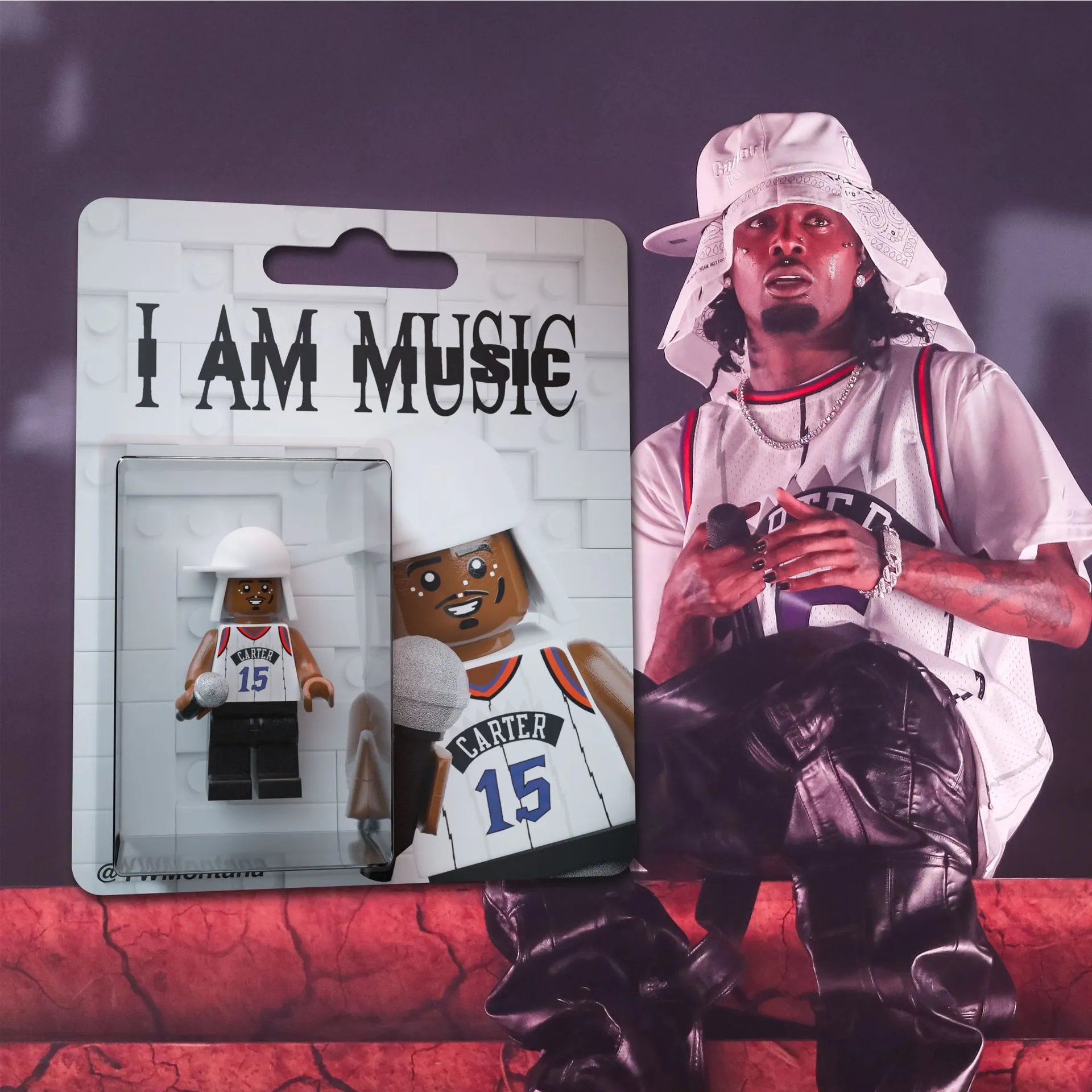 Opium I Am Music White Black Streetwear Accessory