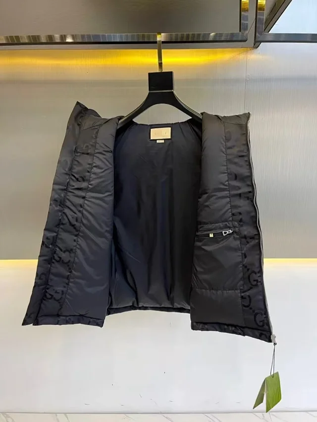 Gucci Vests Hooded Monogram Puffer Vest product detail image 19