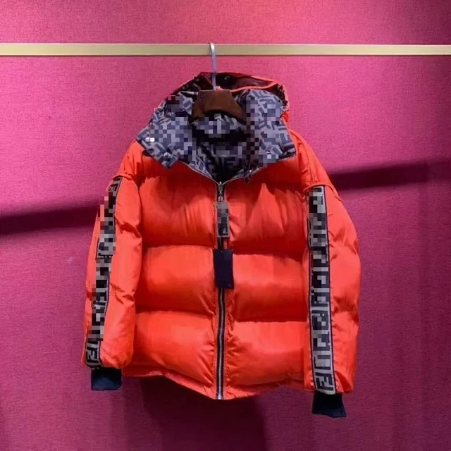 Unbranded Down Jackets Puffer Jacket with Patterned Trim product detail image 2