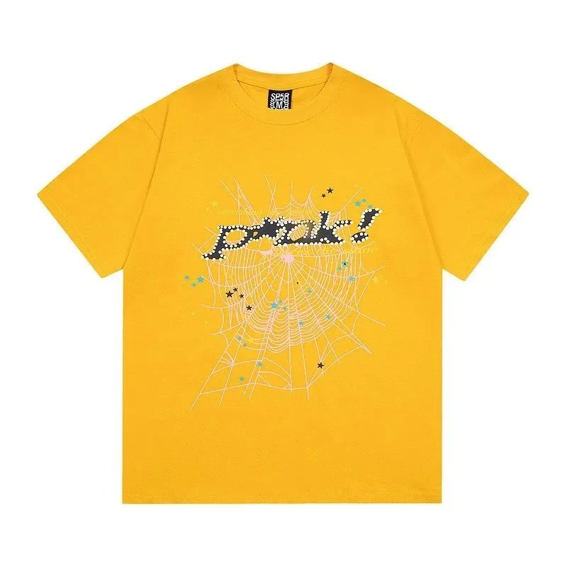 Punk! Graphic Print Red Yellow Black Streetwear T-Shirt