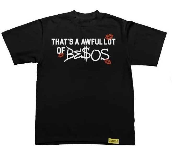Unbranded T-Shirts Graphic Print Crew Neck — TS03-Black