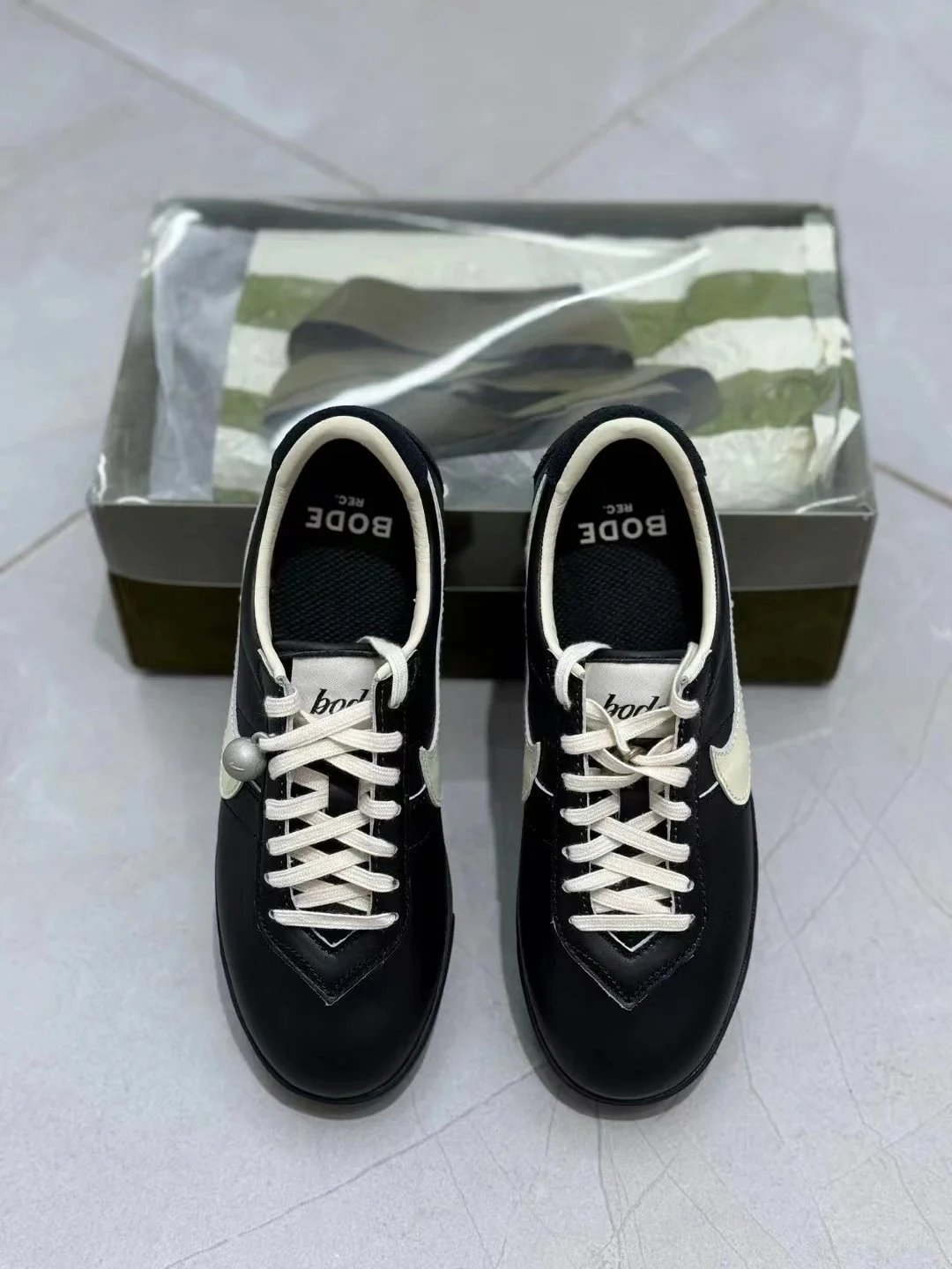Nike Cortez Black Cream Classic Running Shoes