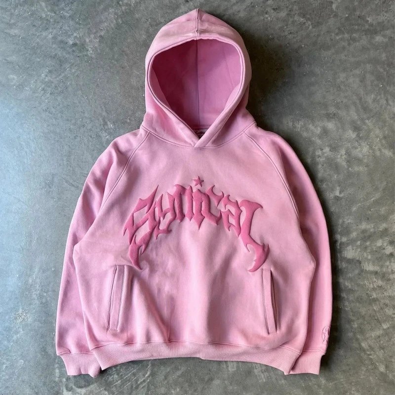 Cynical Hooded Sweatshirt Black Gothic Streetwear