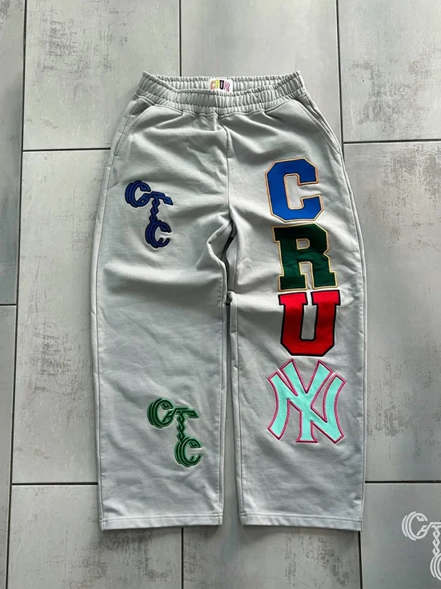 Unbranded Trousers Straight-Leg Graphic Appliqué product detail image 9