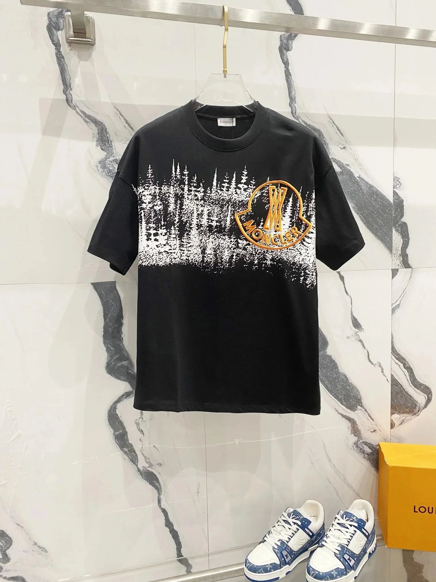 Moncler T-Shirts Logo Graphic image 8