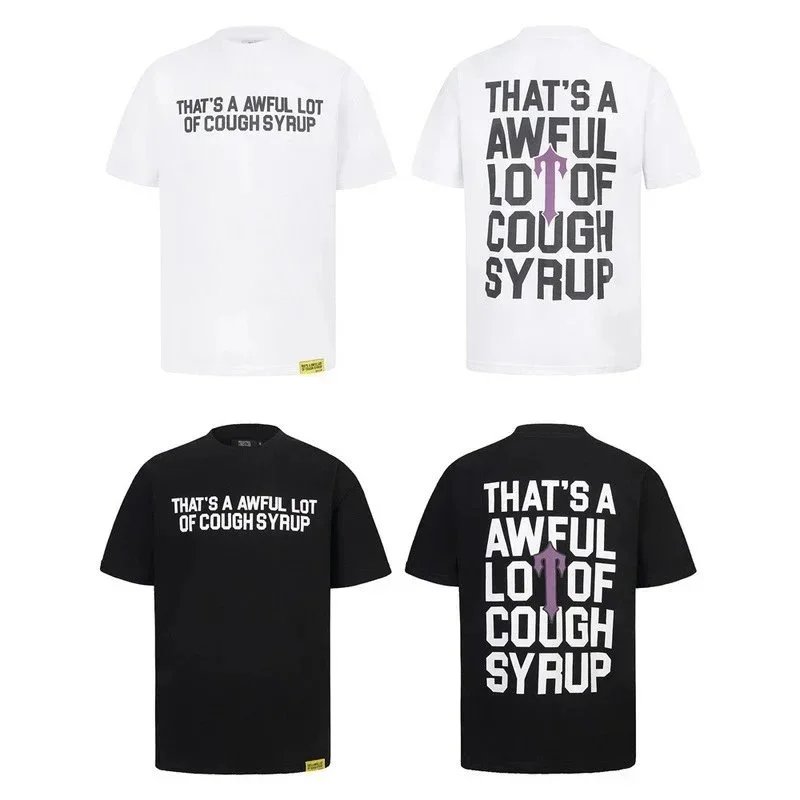 Graphic T-Shirt White Black Streetwear Tee