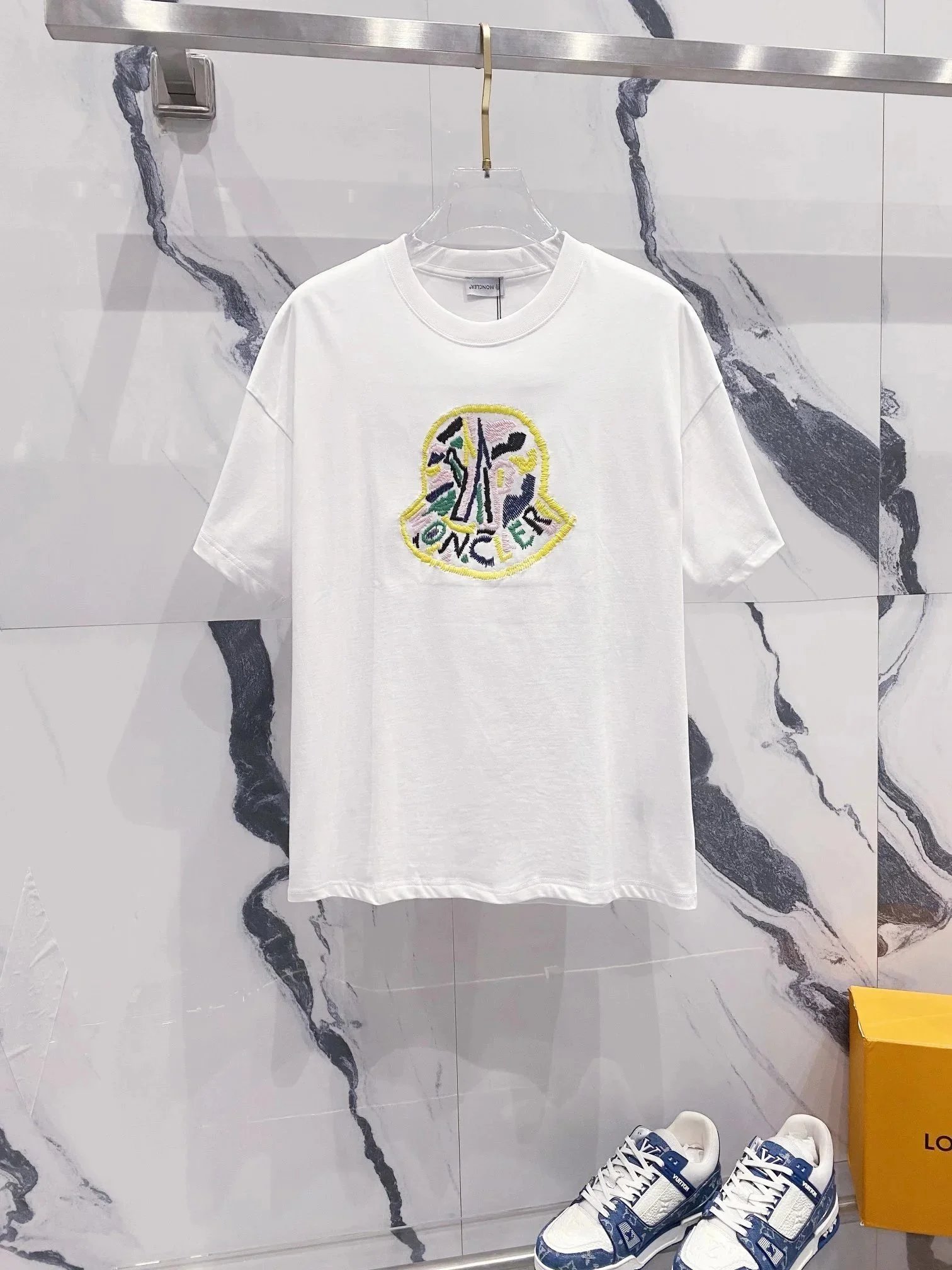Moncler T-Shirts Logo Graphic — 03