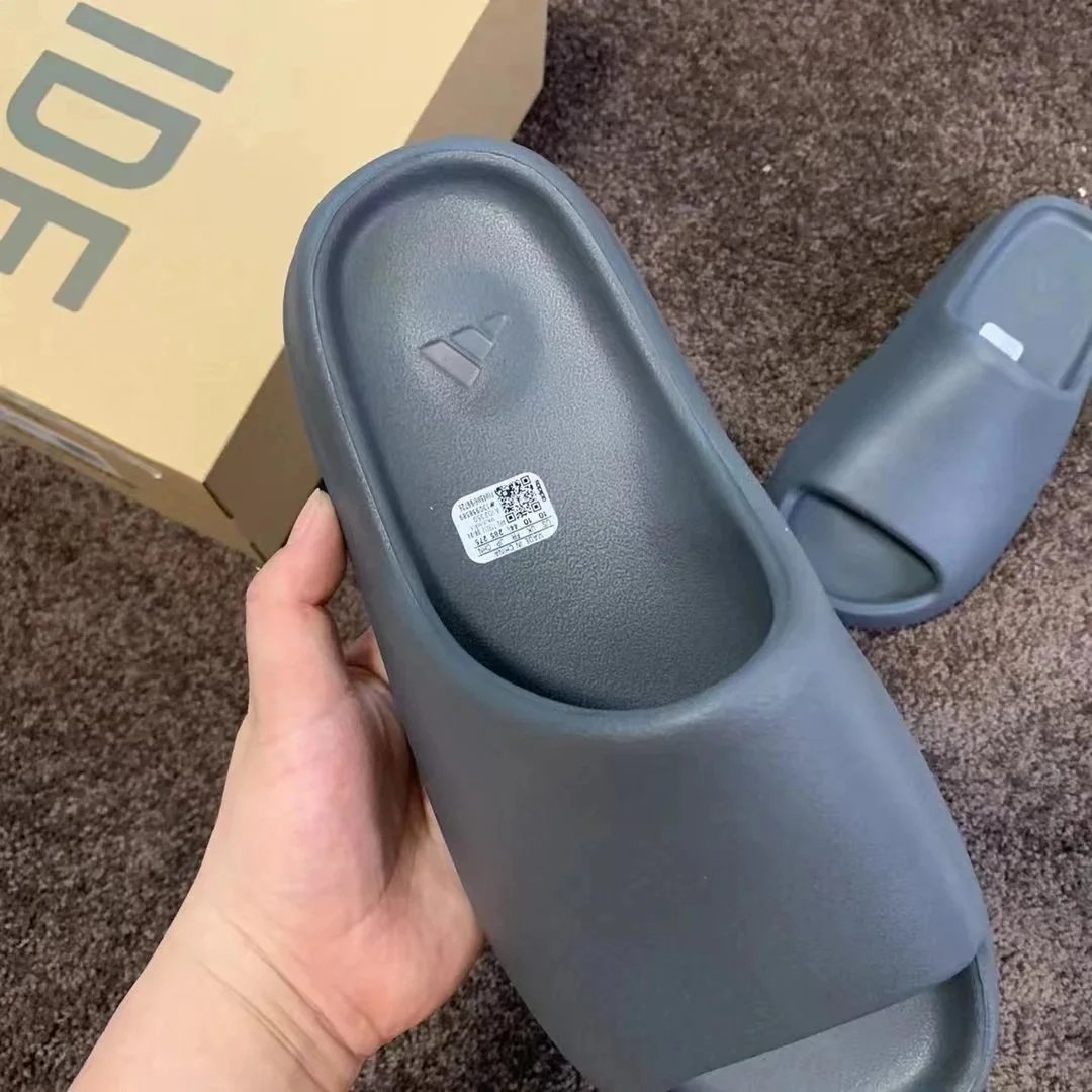 Yeezy Slide Grey Chunky Sole Slippers