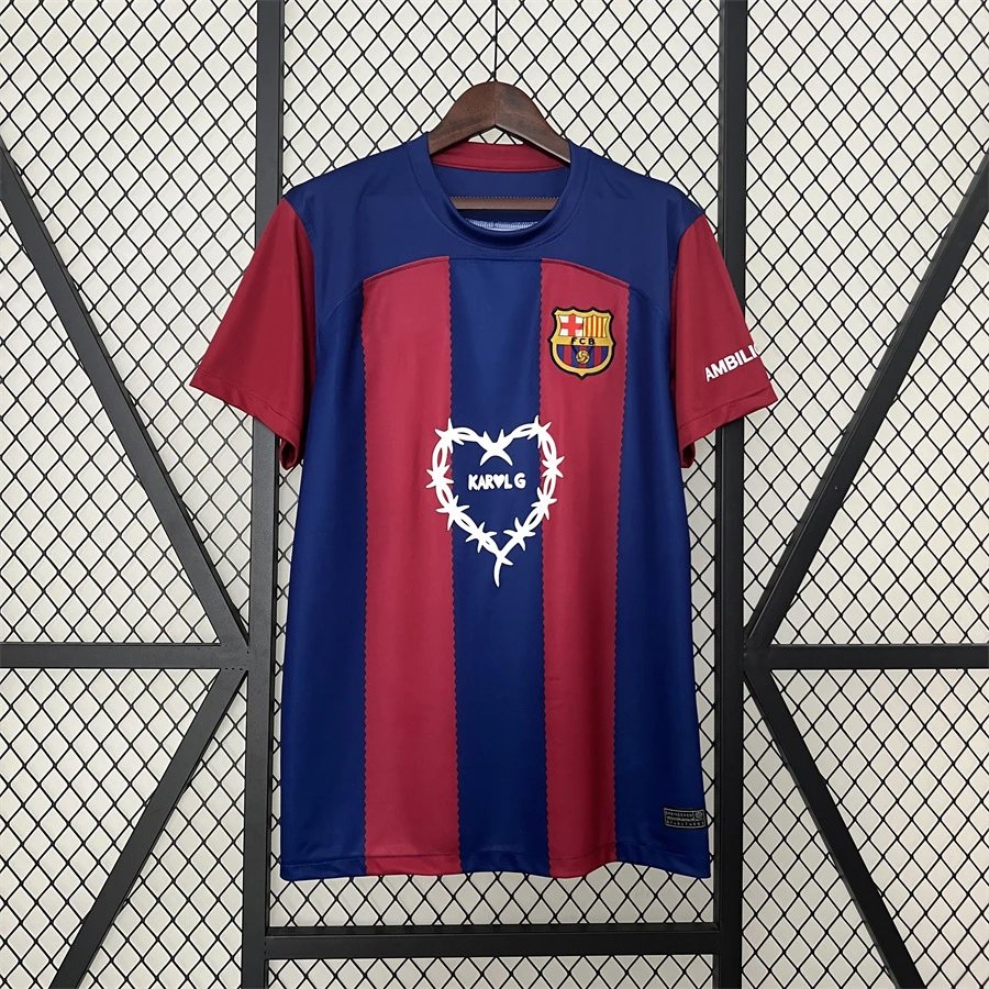 FC Barcelona Football Jerseys Assorted short-sleeve jersey designs — 2324 Barcelona Love Edition