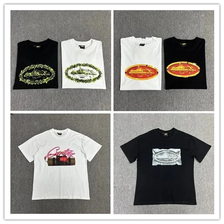 CRTZRTW Graphic Print White Black Streetwear T-Shirt