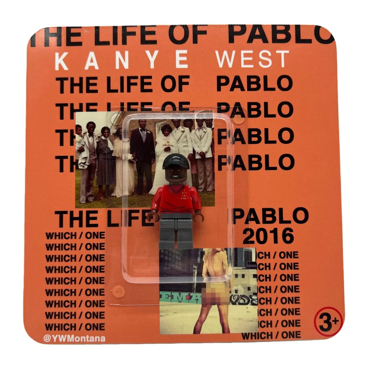 Spotify The Life Of Pablo Orange Music Coaster