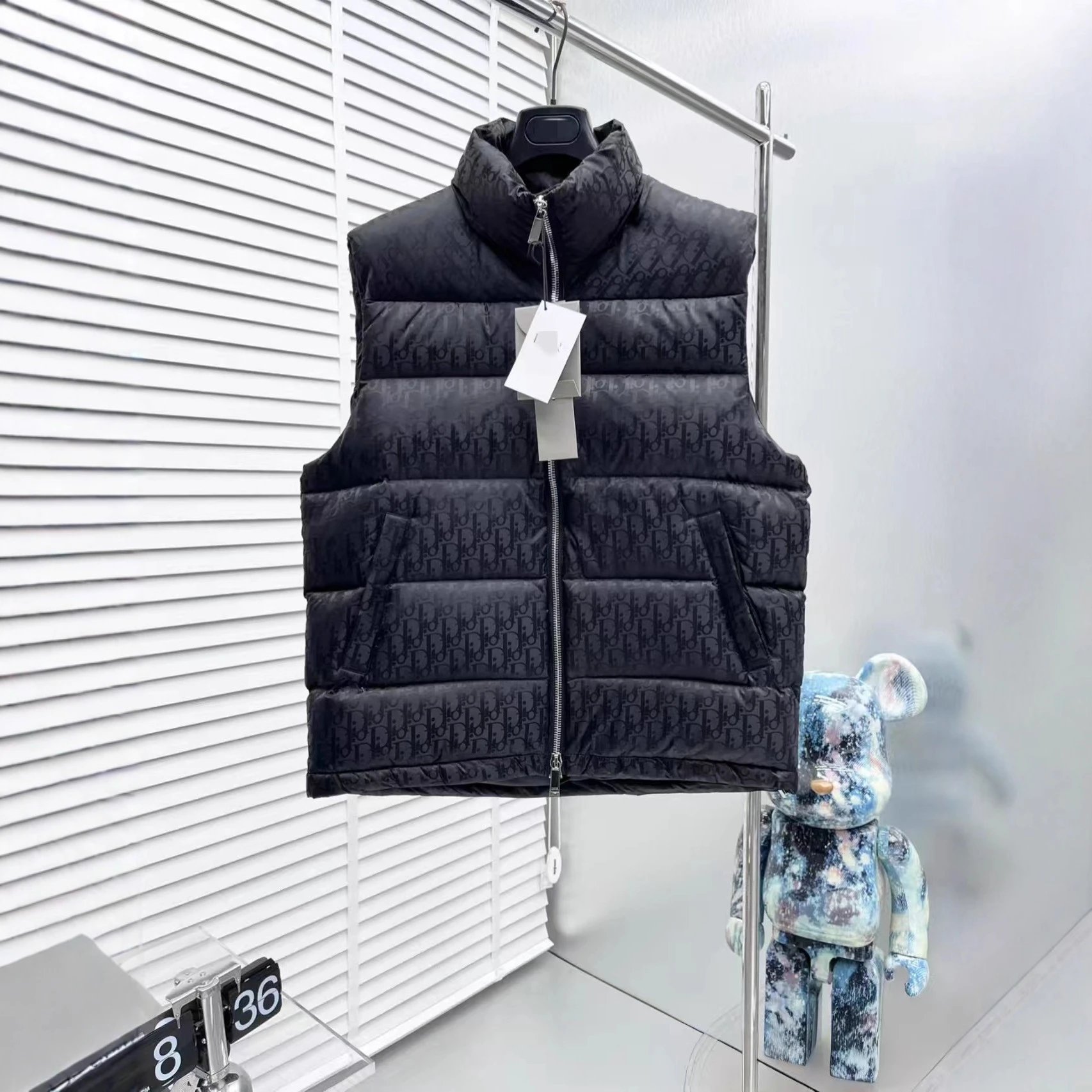 Dior Vests Quilted Monogram Puffer Vest image 3