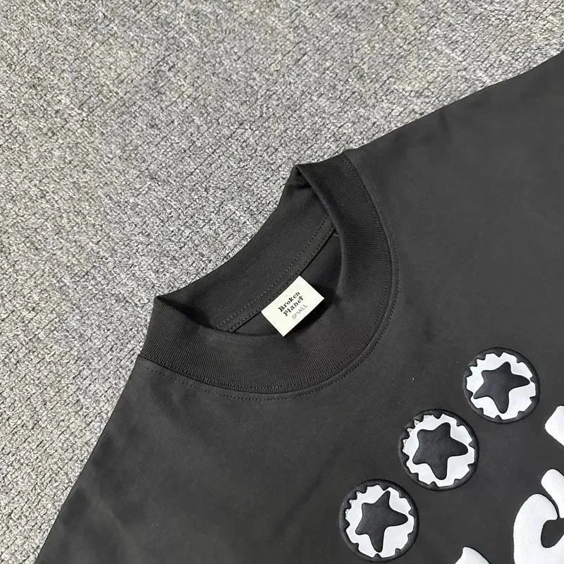 Total Chaos Graphic Black Oversized T-Shirt